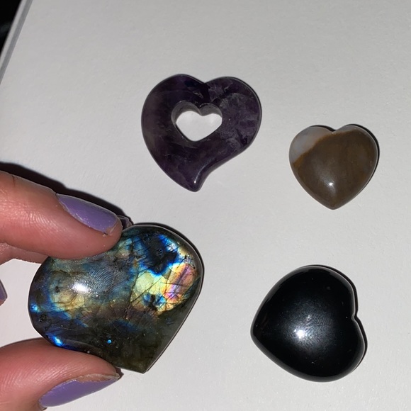 Three Crystal Hearts - Picture 2 of 2